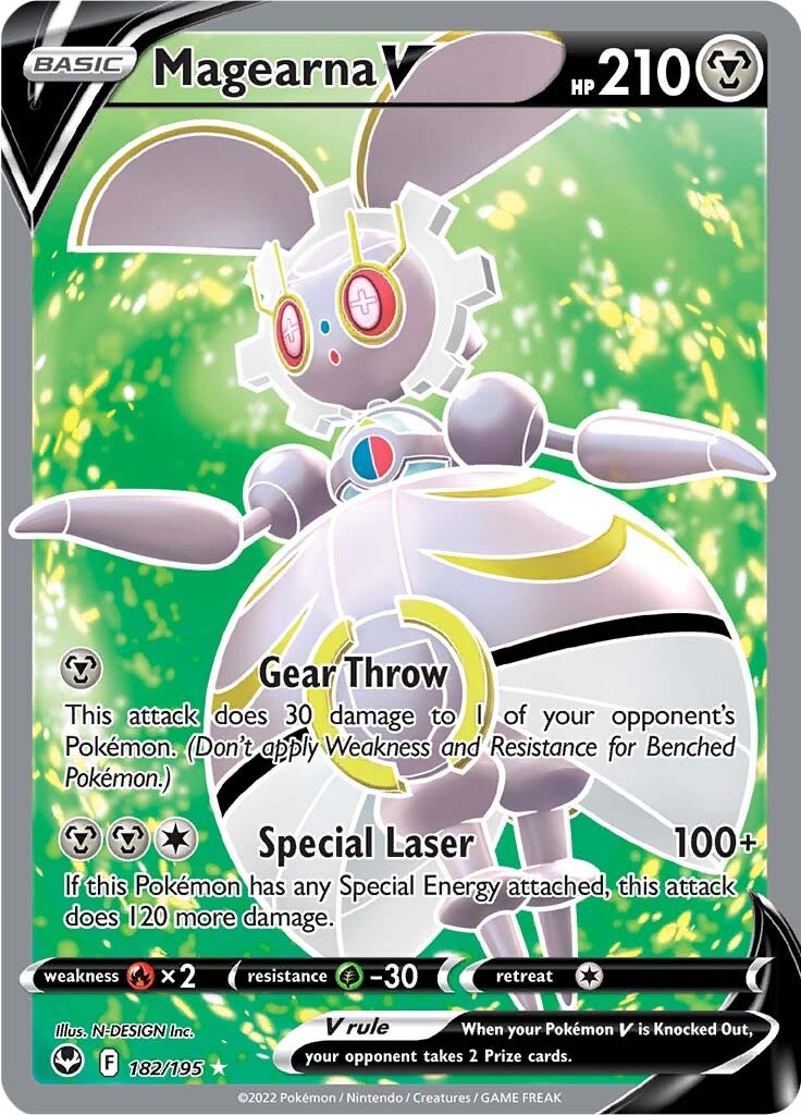 Magearna V (182/195) [Sword & Shield: Silver Tempest] | Amazing Games TCG