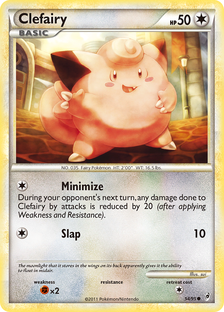 Clefairy (54/95) [HeartGold & SoulSilver: Call of Legends] | Amazing Games TCG