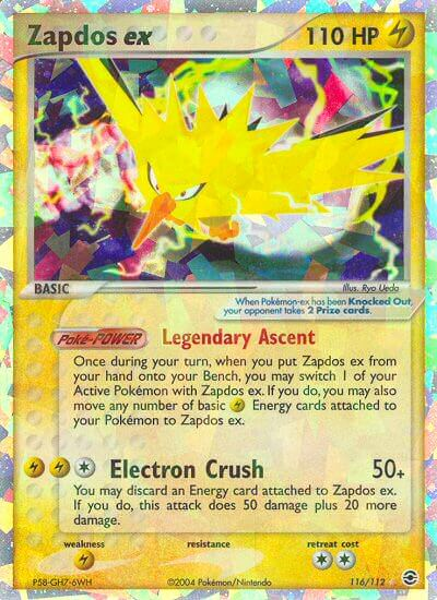 Zapdos ex (116/112) [EX: FireRed & LeafGreen] | Amazing Games TCG