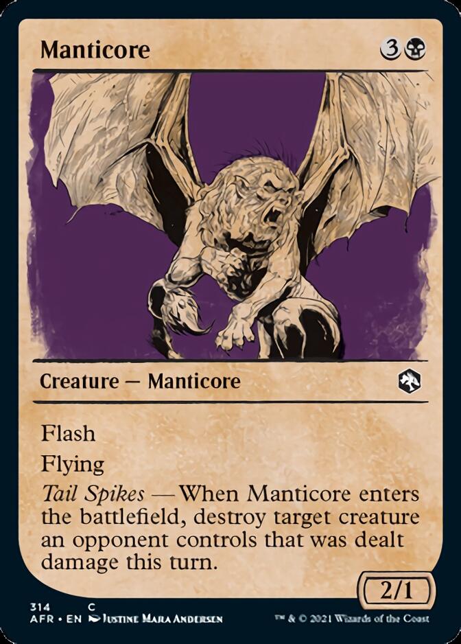 Manticore (Showcase) [Dungeons & Dragons: Adventures in the Forgotten Realms] | Amazing Games TCG