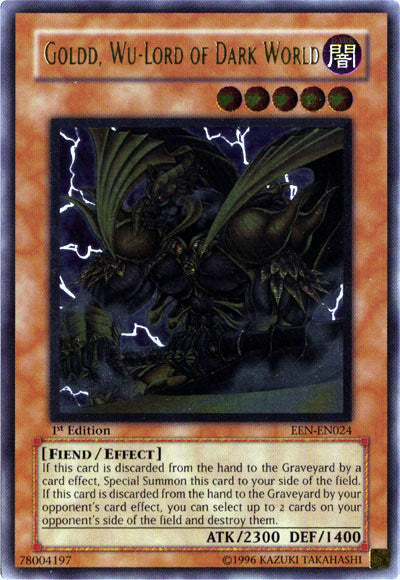 Goldd, Wu-Lord of Dark World [EEN-EN024] Ultimate Rare | Amazing Games TCG