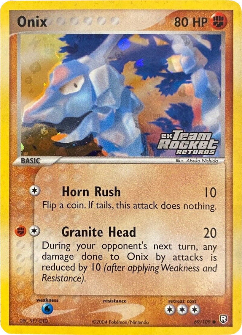 Onix (69/109) (Stamped) [EX: Team Rocket Returns] | Amazing Games TCG