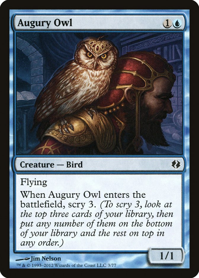 Augury Owl [Duel Decks: Venser vs. Koth] | Amazing Games TCG