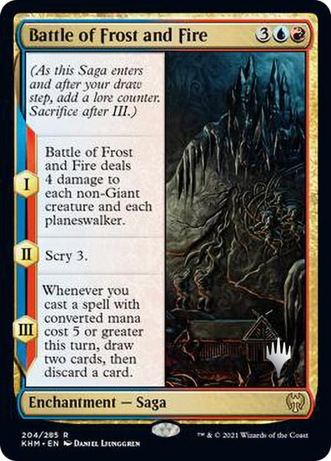 Battle of Frost and Fire [Kaldheim Promo Pack] | Amazing Games TCG