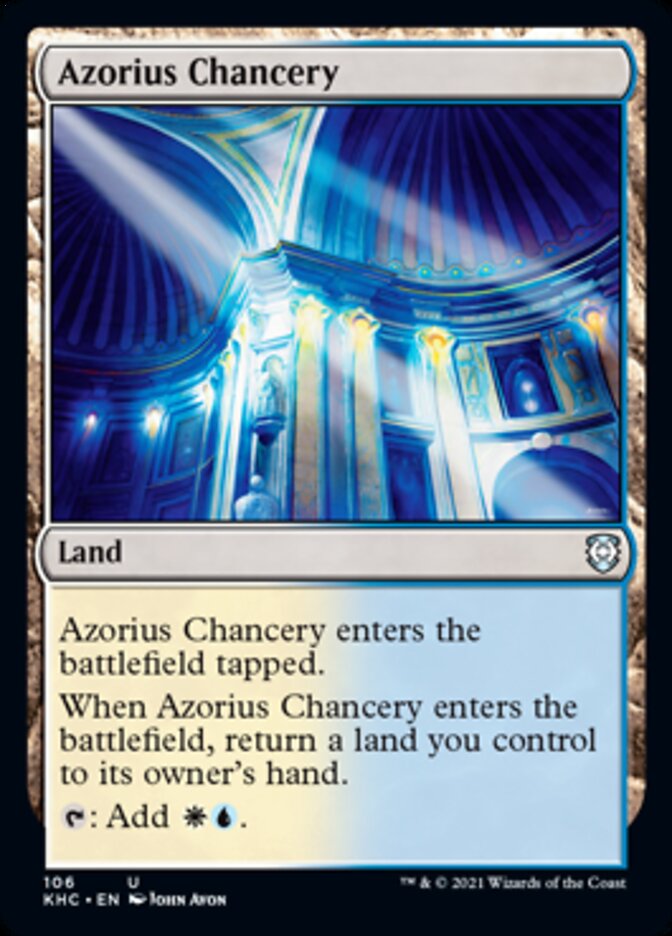 Azorius Chancery [Kaldheim Commander] | Amazing Games TCG