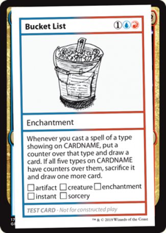 Bucket List (2021 Edition) [Mystery Booster Playtest Cards] | Amazing Games TCG