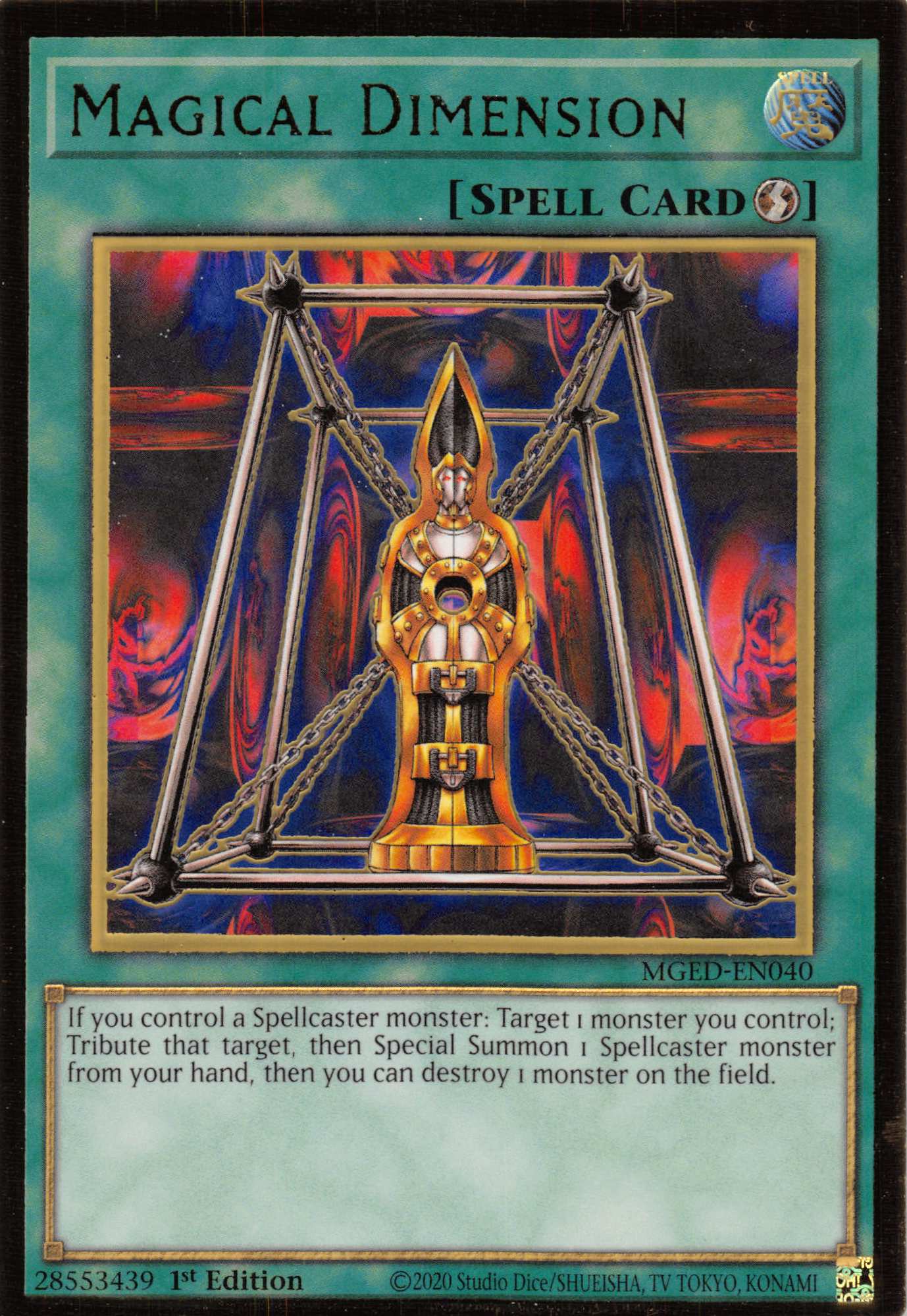 Magical Dimension [MGED-EN040] Gold Rare | Amazing Games TCG