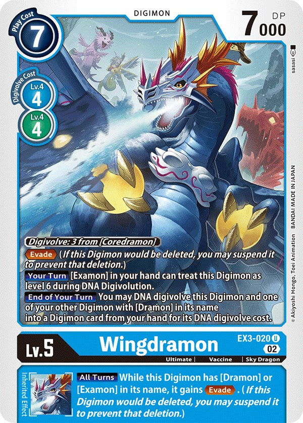Wingdramon [EX3-020] [Draconic Roar] | Amazing Games TCG