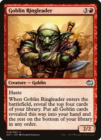 Goblin Ringleader [Duel Decks: Merfolk vs. Goblins] | Amazing Games TCG