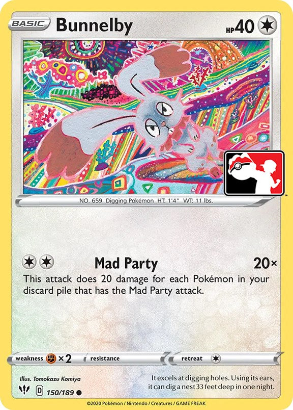 Bunnelby (150/189) [Prize Pack Series One] | Amazing Games TCG