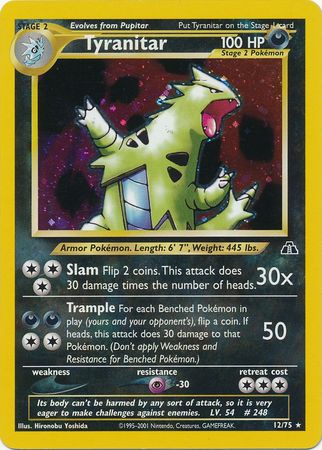 Tyranitar (12/75) [Neo Discovery Unlimited] | Amazing Games TCG