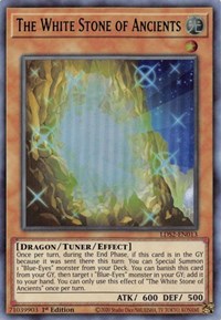 The White Stone of Ancients (Green) [LDS2-EN013] Ultra Rare | Amazing Games TCG