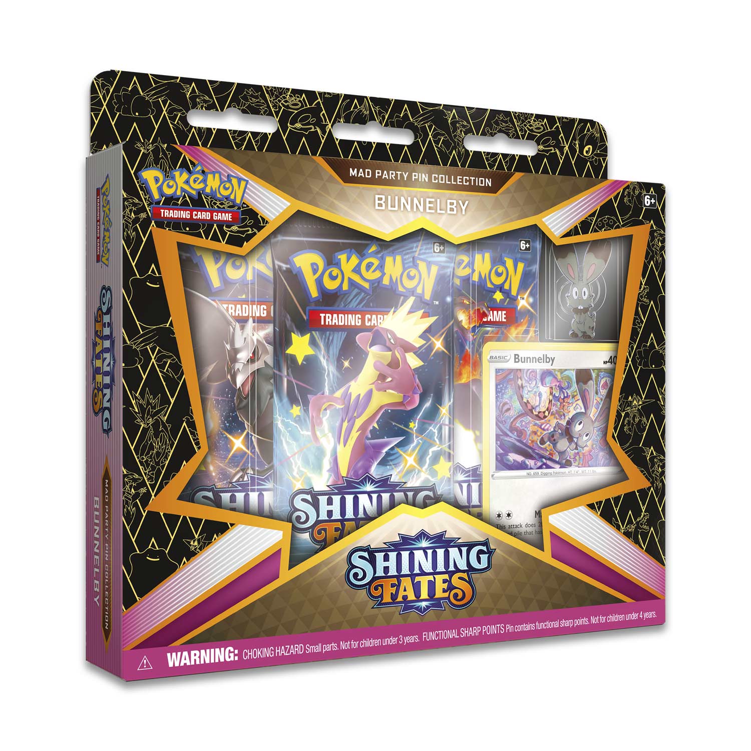 Shining Fates - Mad Party Pin Collection (Bunnelby) | Amazing Games TCG