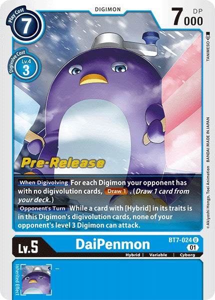 DaiPenmon [BT7-024] [Next Adventure Pre-Release Cards] | Amazing Games TCG