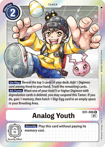 Analog Youth [EX1-066] [Classic Collection] | Amazing Games TCG