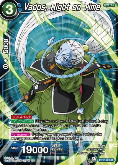 Vados, Right on Time [BT15-036] | Amazing Games TCG
