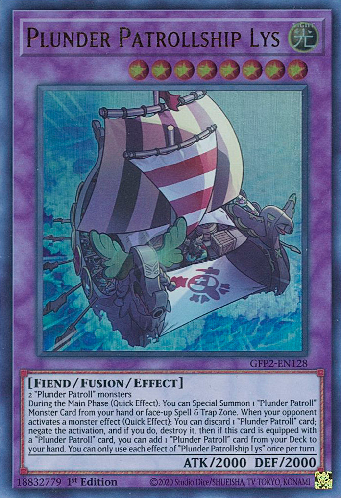 Plunder Patrollship Lys [GFP2-EN128] Ultra Rare | Amazing Games TCG