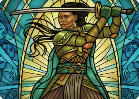 Shanna, Purifying Blade Art Card 2 [Dominaria United Art Series] | Amazing Games TCG