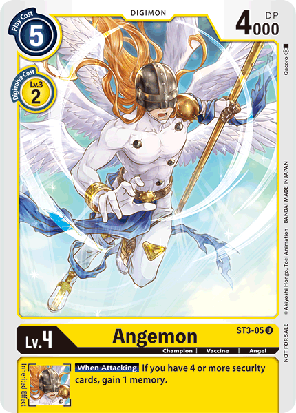 Angemon [ST3-05] (Tamer Party) [Starter Deck: Heaven's Yellow Promos] | Amazing Games TCG