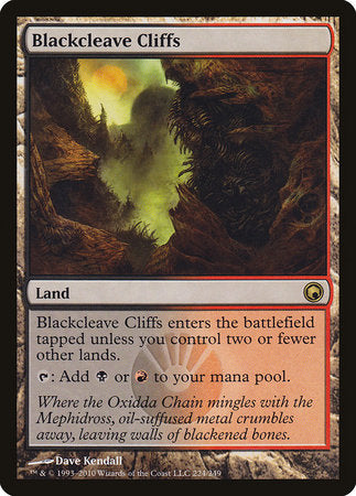 Blackcleave Cliffs [Scars of Mirrodin] | Amazing Games TCG