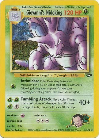 Giovanni's Nidoking (7/132) [Gym Challenge Unlimited] | Amazing Games TCG