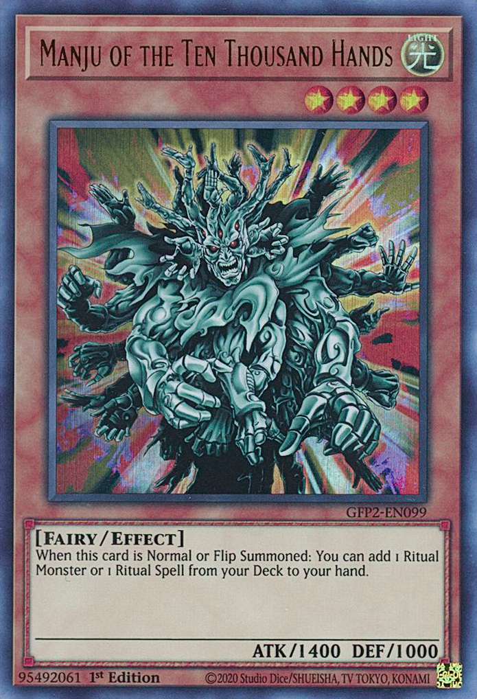 Manju of the Ten Thousand Hands [GFP2-EN099] Ultra Rare | Amazing Games TCG