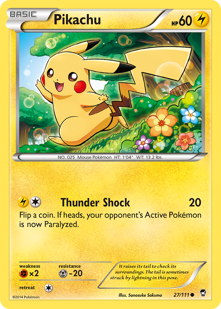 Pikachu (27/111) [XY: Furious Fists] | Amazing Games TCG