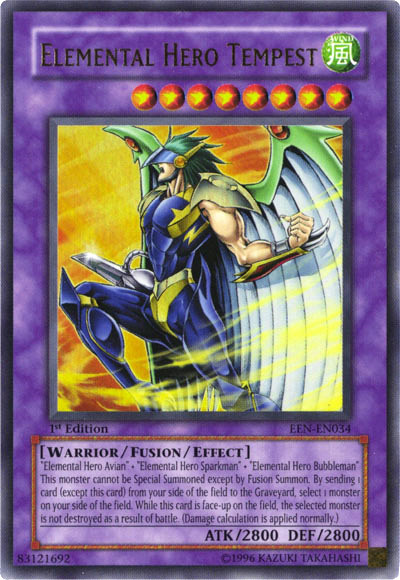 Elemental Hero Tempest [EEN-EN034] Ultra Rare | Amazing Games TCG