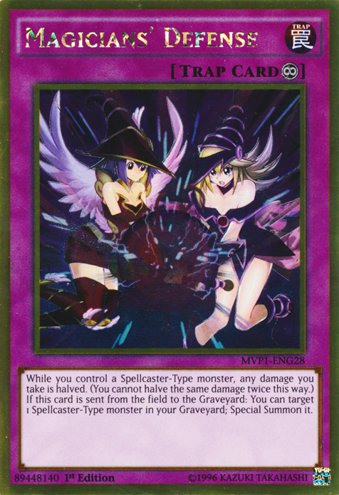 Magicians' Defense [MVP1-ENG28] Gold Rare | Amazing Games TCG