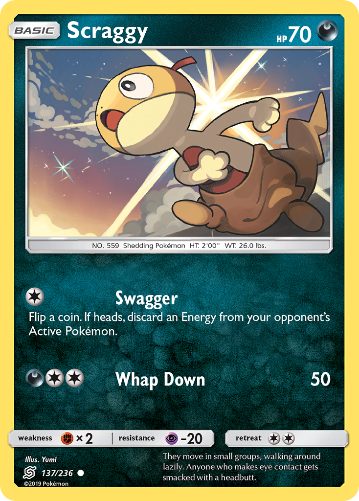 Scraggy (137/236) [Sun & Moon: Unified Minds] | Amazing Games TCG