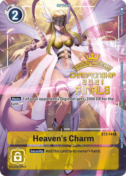 Heaven's Charm [ST3-14] (2021 Championship Finals Tamer's Evolution Pack) [Starter Deck: Heaven's Yellow Promos] | Amazing Games TCG