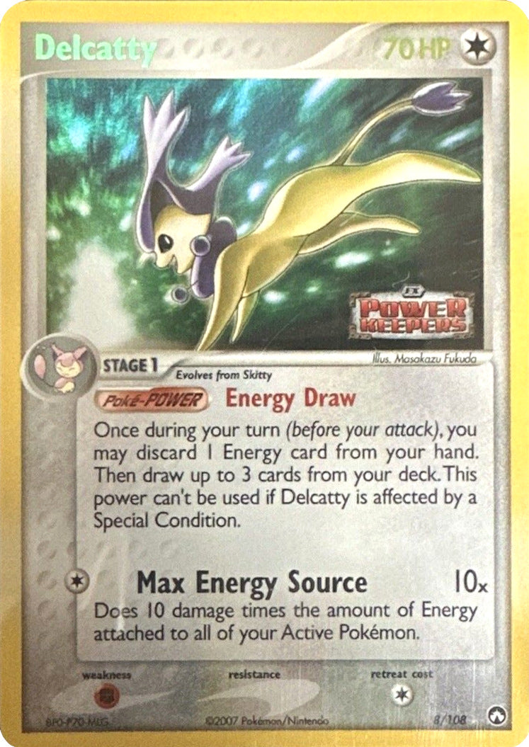 Delcatty (8/108) (Stamped) [EX: Power Keepers] | Amazing Games TCG
