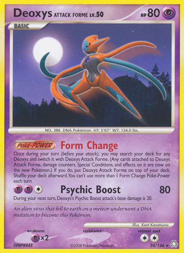 Deoxys Attack Forme (24/146) [Diamond & Pearl: Legends Awakened] | Amazing Games TCG