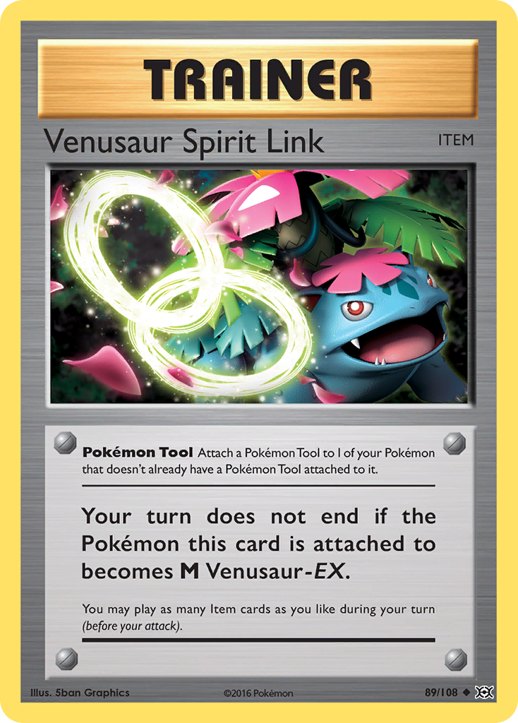 Venusaur Spirit Link (89/108) [XY: Evolutions] | Amazing Games TCG