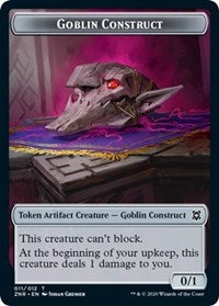 Goblin Construct // Kor Warrior Double-sided Token [Zendikar Rising Tokens] | Amazing Games TCG