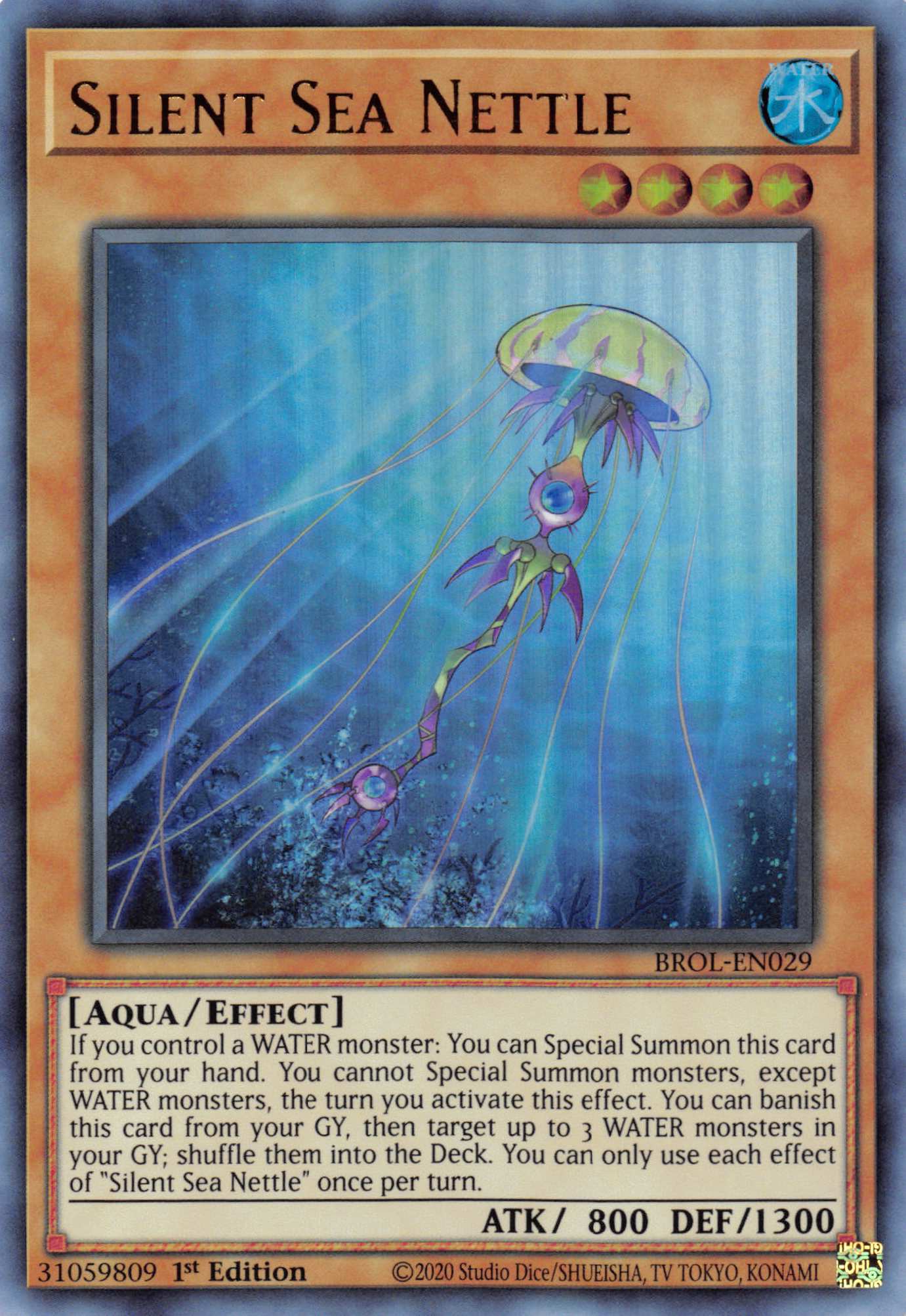 Silent Sea Nettle [BROL-EN029] Ultra Rare | Amazing Games TCG