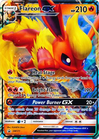 Flareon GX (SM171) (Jumbo Card) [Sun & Moon: Black Star Promos] | Amazing Games TCG