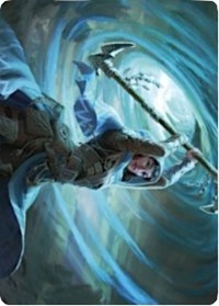 Sea Gate Stormcaller Art Card [Zendikar Rising Art Series] | Amazing Games TCG