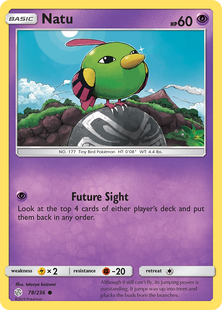 Natu (78/236) [Sun & Moon: Cosmic Eclipse] | Amazing Games TCG