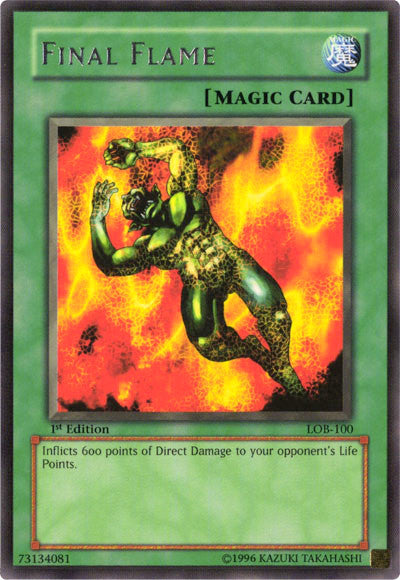 Final Flame [LOB-100] Rare | Amazing Games TCG