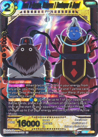 Iwne & Awamo, Universe 1 Destroyer & Angel (DB2-168) [Divine Multiverse] | Amazing Games TCG