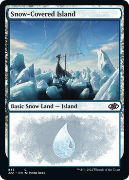 Snow-Covered Island [Jumpstart 2022] | Amazing Games TCG