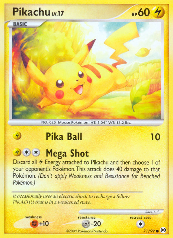 Pikachu (71/99) [Platinum: Arceus] | Amazing Games TCG