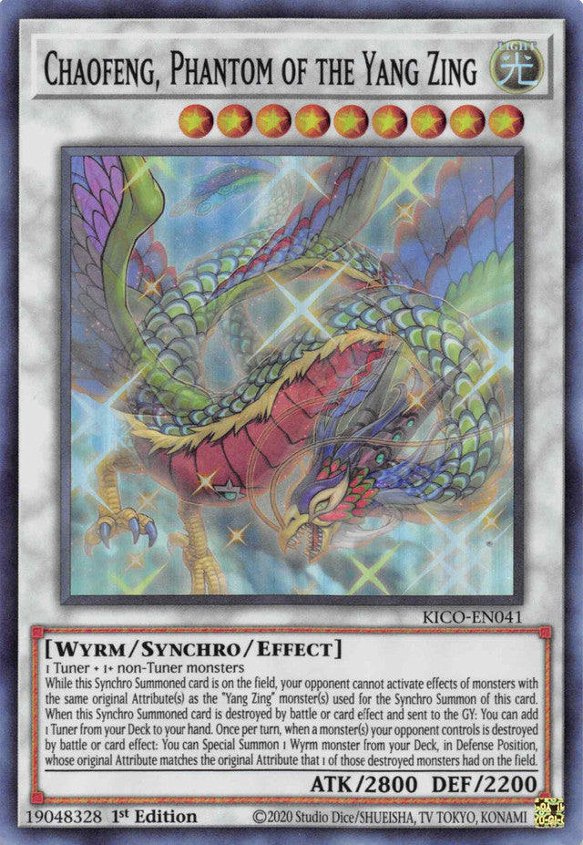 Chaofeng, Phantom of the Yang Zing [KICO-EN041] Super Rare | Amazing Games TCG