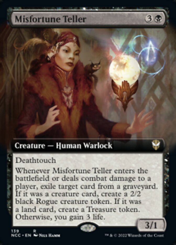 Misfortune Teller (Extended Art) [Streets of New Capenna Commander] | Amazing Games TCG