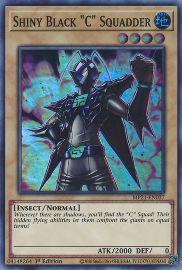 Shiny Black C Squadder [MP21-EN037] Super Rare | Amazing Games TCG