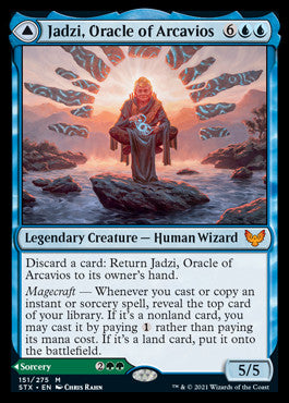 Jadzi, Oracle of Arcavios // Journey to the Oracle [Strixhaven: School of Mages] | Amazing Games TCG