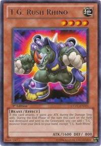 T.G. Rush Rhino [Extreme Victory] [EXVC-EN021] | Amazing Games TCG