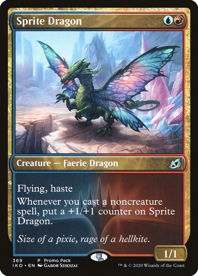 Sprite Dragon (Promo Pack) [Ikoria: Lair of Behemoths Promos] | Amazing Games TCG