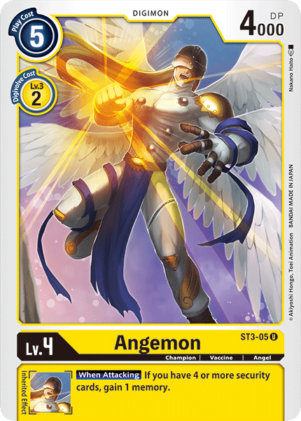 Angemon [ST3-05] [Starter Deck: Heaven's Yellow] | Amazing Games TCG